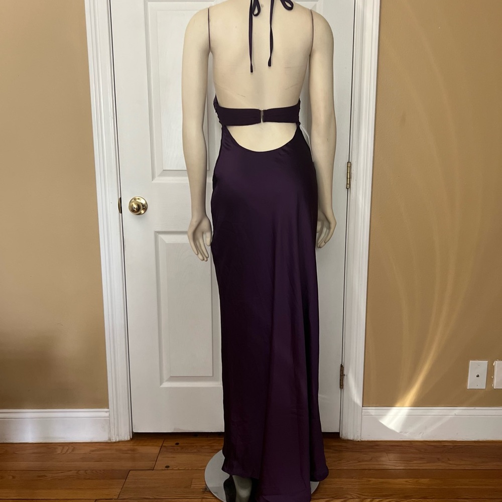 Odyssa Halter Maxi Dress Purple - Picture 9 of 12